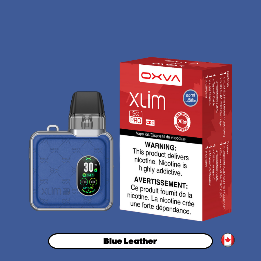 Oxva Xlim SQ Pro - Blue Leather (Vaping Kit)