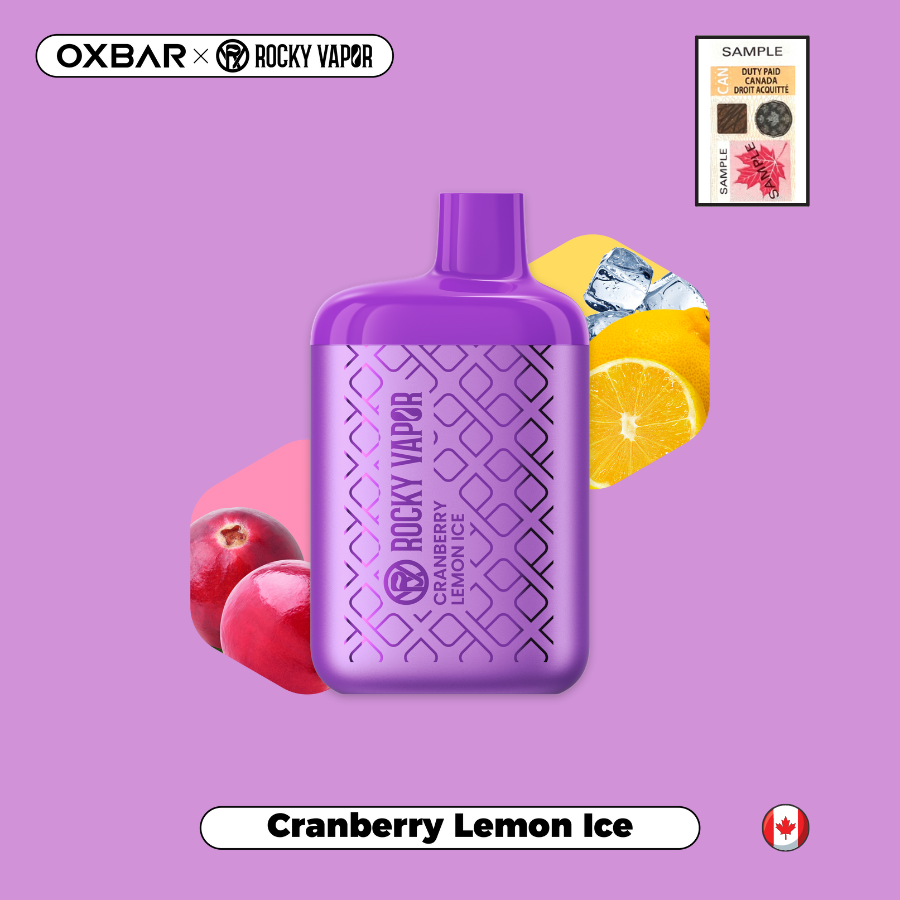 OXBAR Rocky vapor 4500 Cranberry Lemon Ice