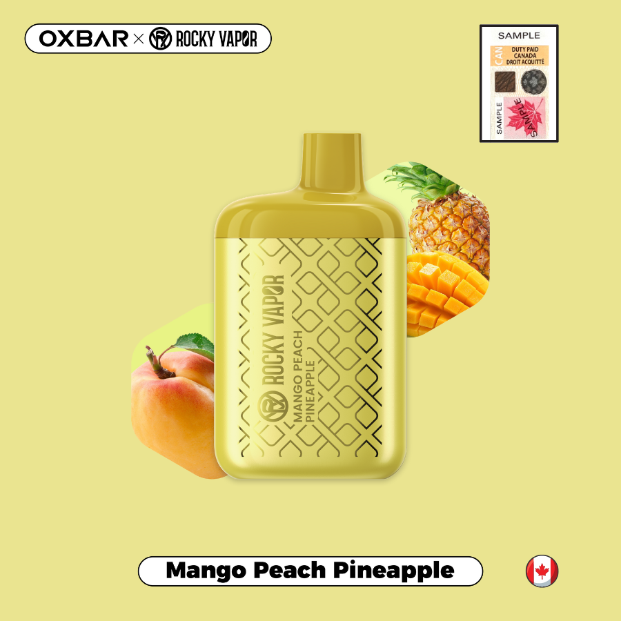 OXBAR Rocky vapor 4500 Mango Peach Pineapple
